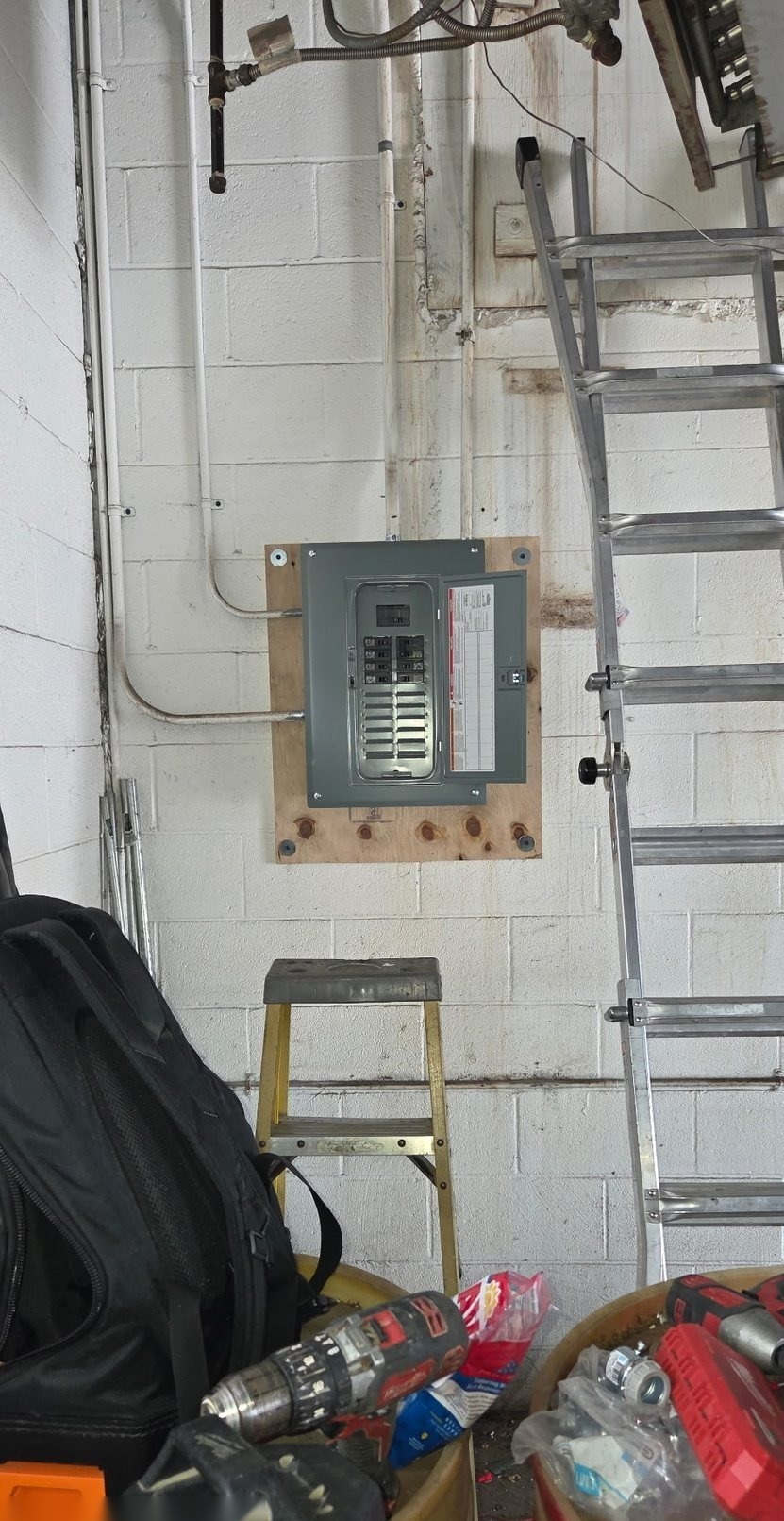 Electrical panel worksite
